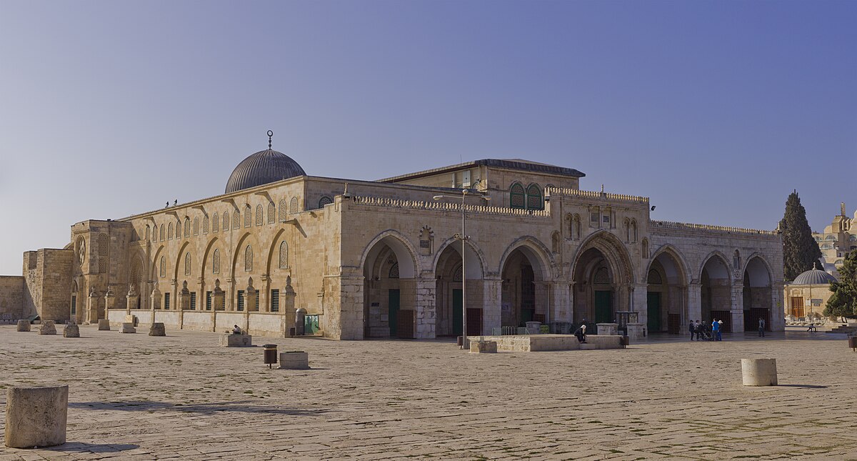 Jerusalem-2013-Temple Mount-Al-Aqsa Mosque NE exposure